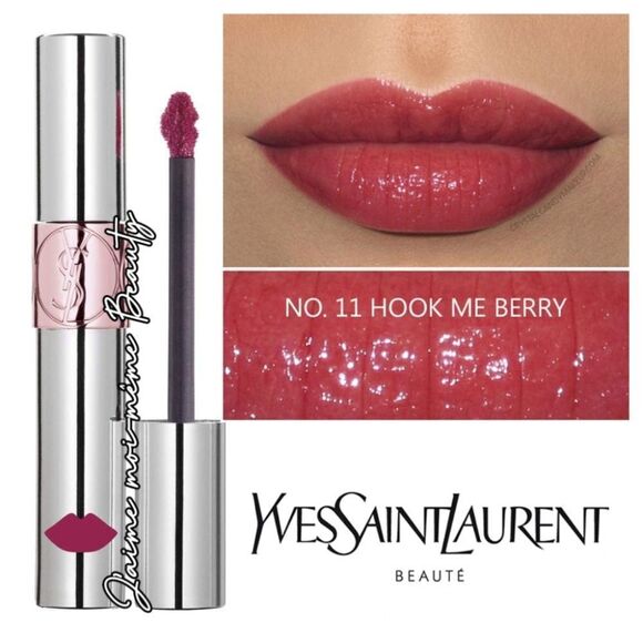 YSL Hook Me Berry Liquid Colour Balm - Picture 1 of 13